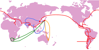 ���E������[�g���n�}